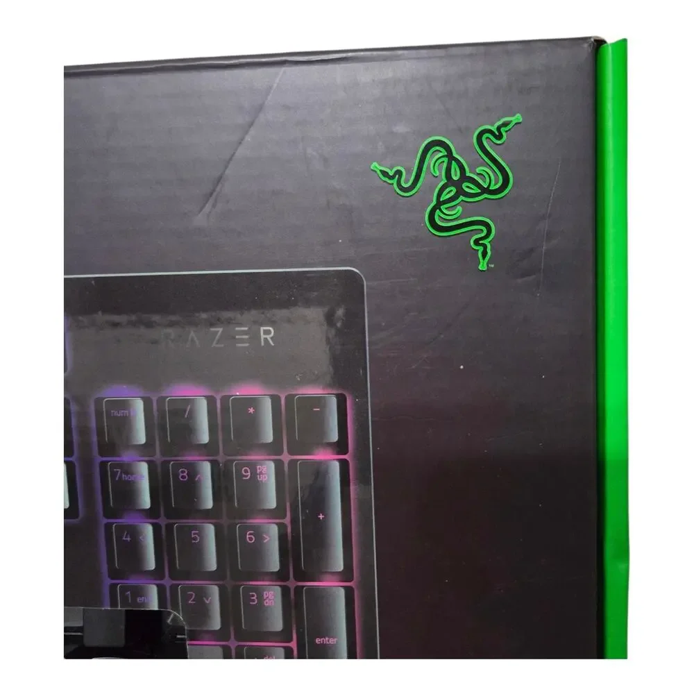 Razer Huntsman Optical Gaming Keyboard Black Used w/ Original Box Tested